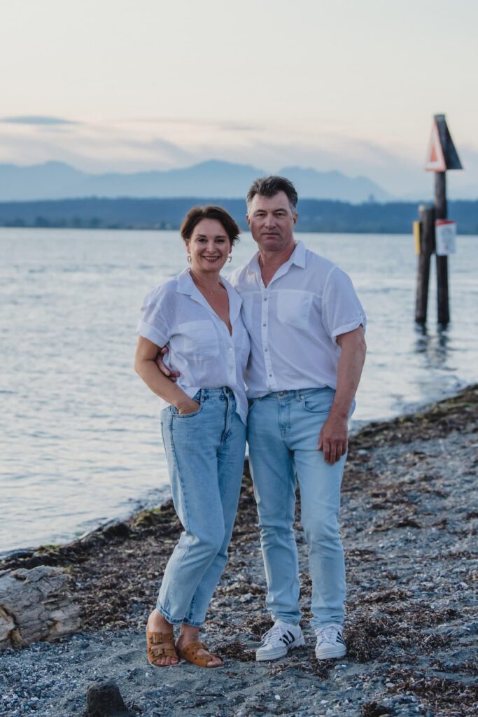 Olena and Oleg, owners of Pacific Breeze Cleaning